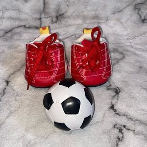 Build a bear soccer cleats and ball